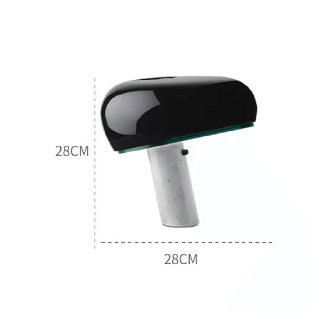 Luminaria de Mesa Abajur Moderno Minimalista Marmore Radiant
