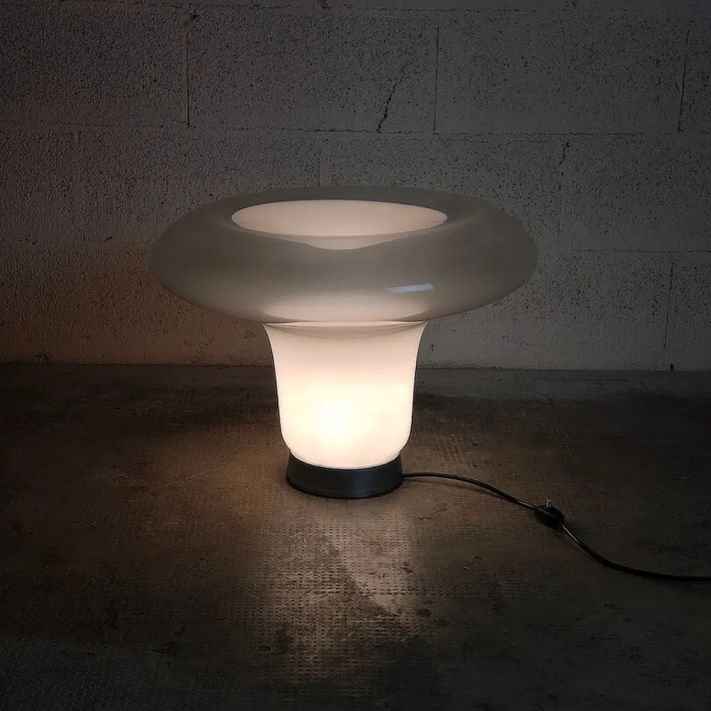 abajur vidro, abajur transparente, abajur moderno, abajur minimalista, Luminária de Mesa Abajur Moderno Minimalista Vidro Lesbo, luminaria de vidro, luminaria de mesa de vidro, luminaria lesbo, abajur lesbo, luminaria artemide, luminaria artemide lesbo, luminaria Angelo Mangiarotti