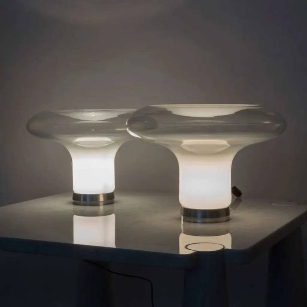 abajur vidro, abajur transparente, abajur moderno, abajur minimalista, Luminária de Mesa Abajur Moderno Minimalista Vidro Lesbo, luminaria de vidro, luminaria de mesa de vidro, luminaria lesbo, abajur lesbo, luminaria artemide, luminaria artemide lesbo, luminaria Angelo Mangiarotti