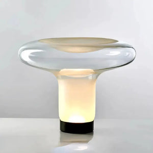 abajur vidro, abajur transparente, abajur moderno, abajur minimalista, Luminária de Mesa Abajur Moderno Minimalista Vidro Lesbo, luminaria de vidro, luminaria de mesa de vidro, luminaria lesbo, abajur lesbo, luminaria artemide, luminaria artemide lesbo, luminaria Angelo Mangiarotti