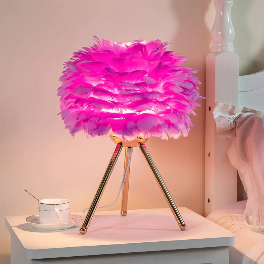 Luminária de Mesa Abajur Nuvem Moderna Minimalsita Radiant rosa