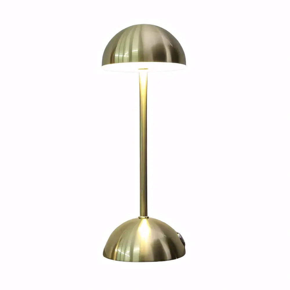 Luminária de Mesa Abajur Sem Fio Minimalista Moderno Radiant dourado