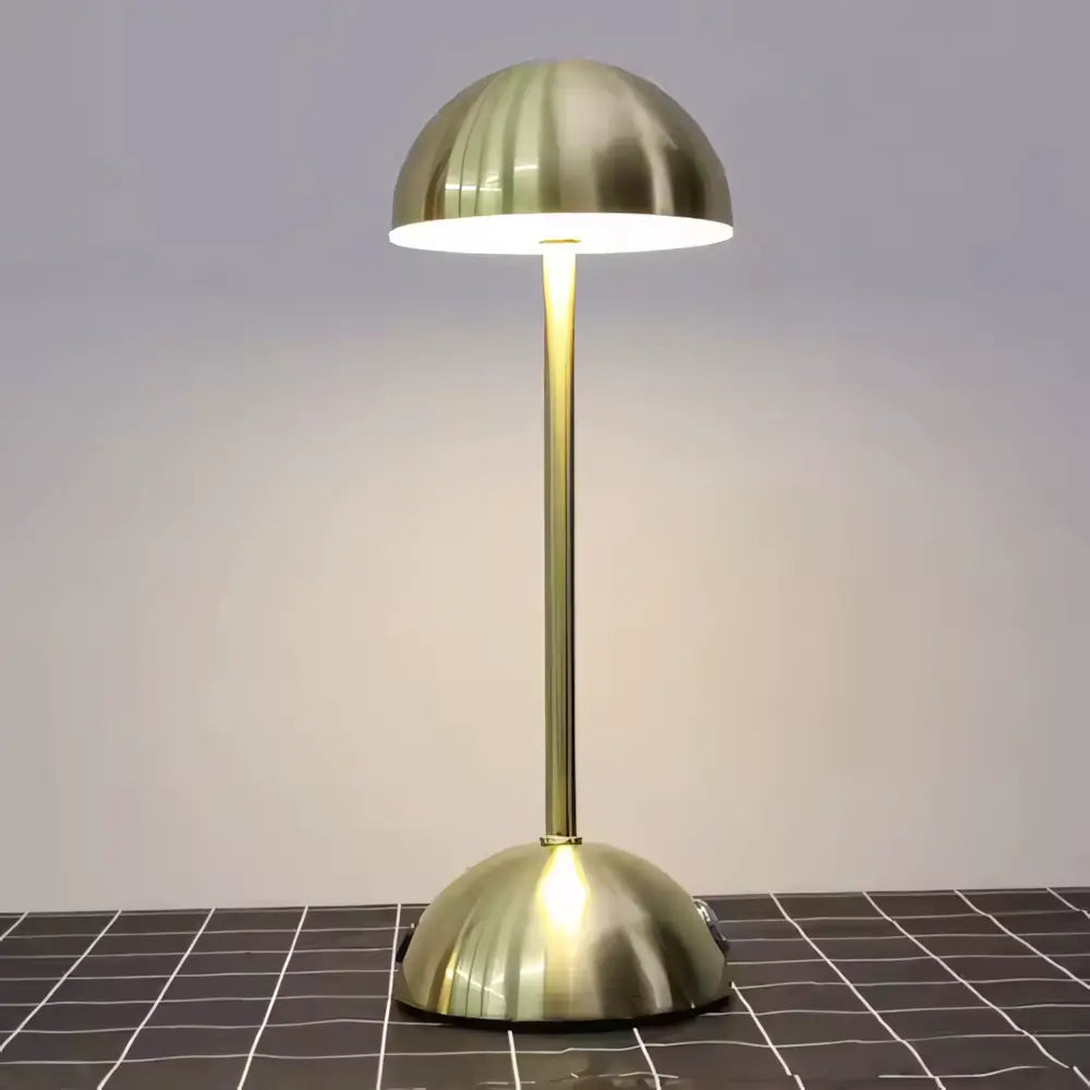 Luminária de Mesa Abajur Sem Fio Minimalista Moderno Radiant dourado