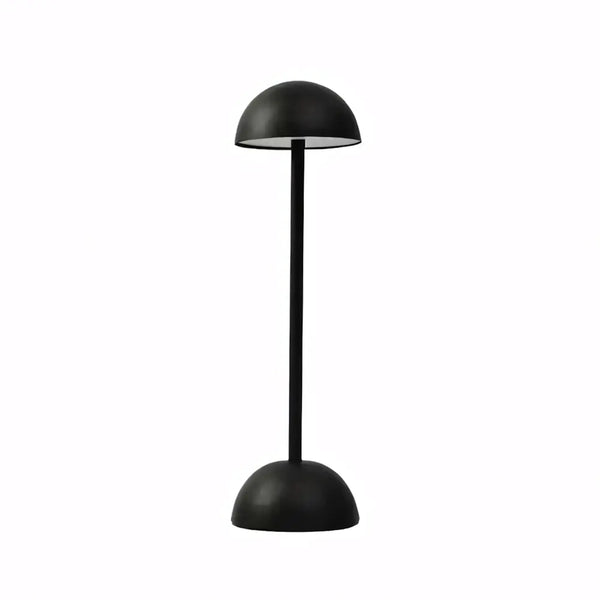 Luminária de Mesa Abajur Sem Fio Minimalista Moderno Radiant preto