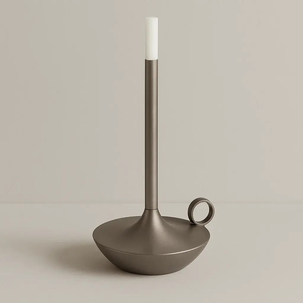 luminária de mesa led, luminária portátil sem fio, abajur sem fio recarregável, luminária recarregável mesa posta, luz decorativa jantar, luminária de toque dimerizável, abajur metálico elegante, luminária minimalista wick, luminária estilo vela moderna, luminária wick, luminária de mesa wick, luminária portátil wick