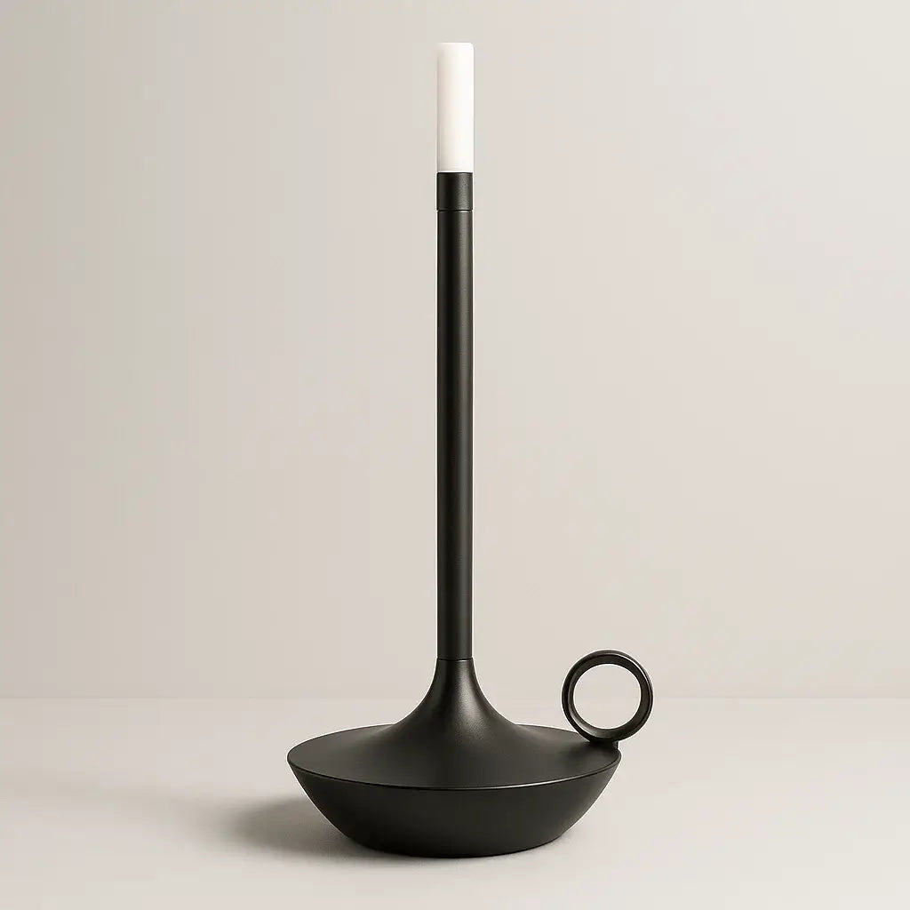 luminária de mesa led, luminária portátil sem fio, abajur sem fio recarregável, luminária recarregável mesa posta, luz decorativa jantar, luminária de toque dimerizável, abajur metálico elegante, luminária minimalista wick, luminária estilo vela moderna, luminária wick, luminária de mesa wick, luminária portátil wick