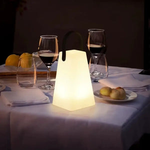 luminária portátil, luminária LED RGB, luminária com alça, luz ambiente decorativa, luminária recarregável, luminária sem fio, luminária de mesa decorativa, luminária para festa, luz com controle remoto, luminária usb recarregável