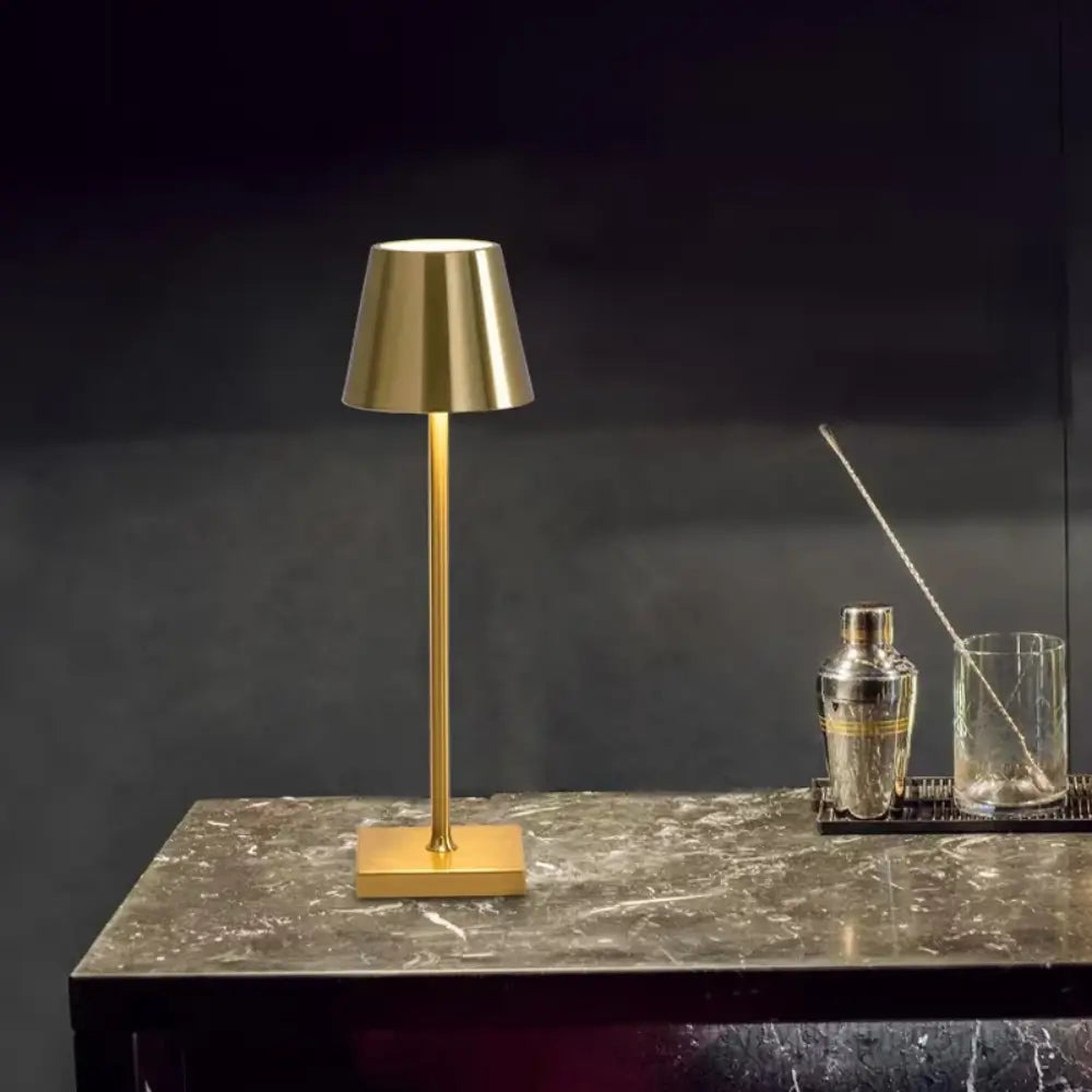 Luminaria de Mesa Sem Fio Recarregavel Poldina Pro
