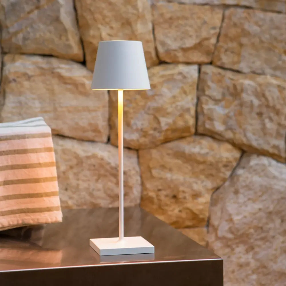 Luminaria de Mesa Sem Fio Recarregavel Poldina Pro