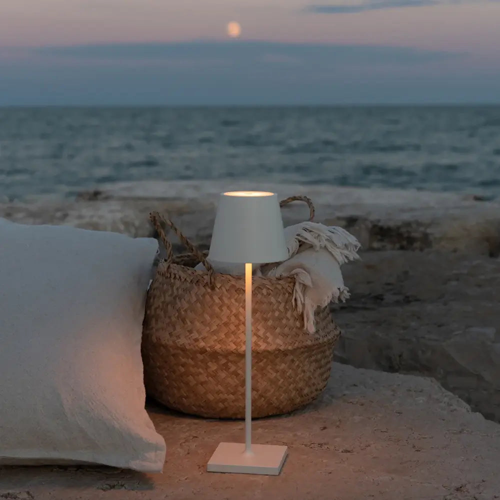 Luminaria de Mesa Sem Fio Recarregavel Poldina Pro