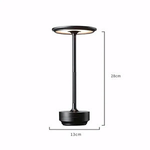 Luminaria de Mesa Touch Moderna Minimalista Metal Lumi
