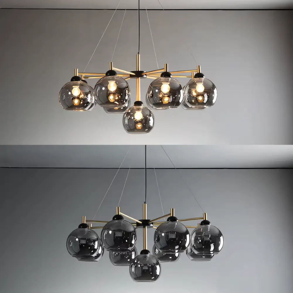 Lustre Luminaria Pendente Vidro Vintage Moderno Radiant