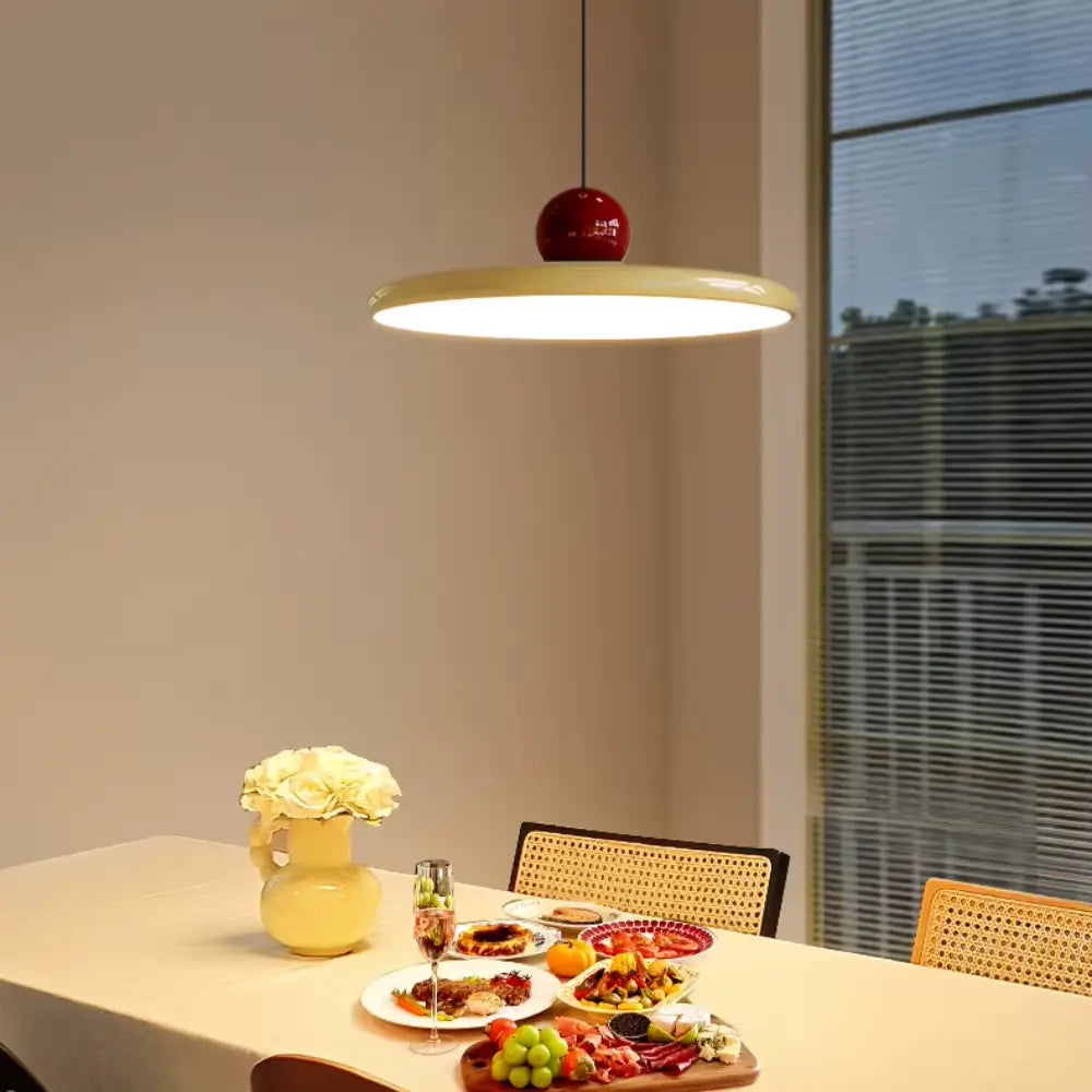 Lustre Pendente Led Minimalista Disco Cannes