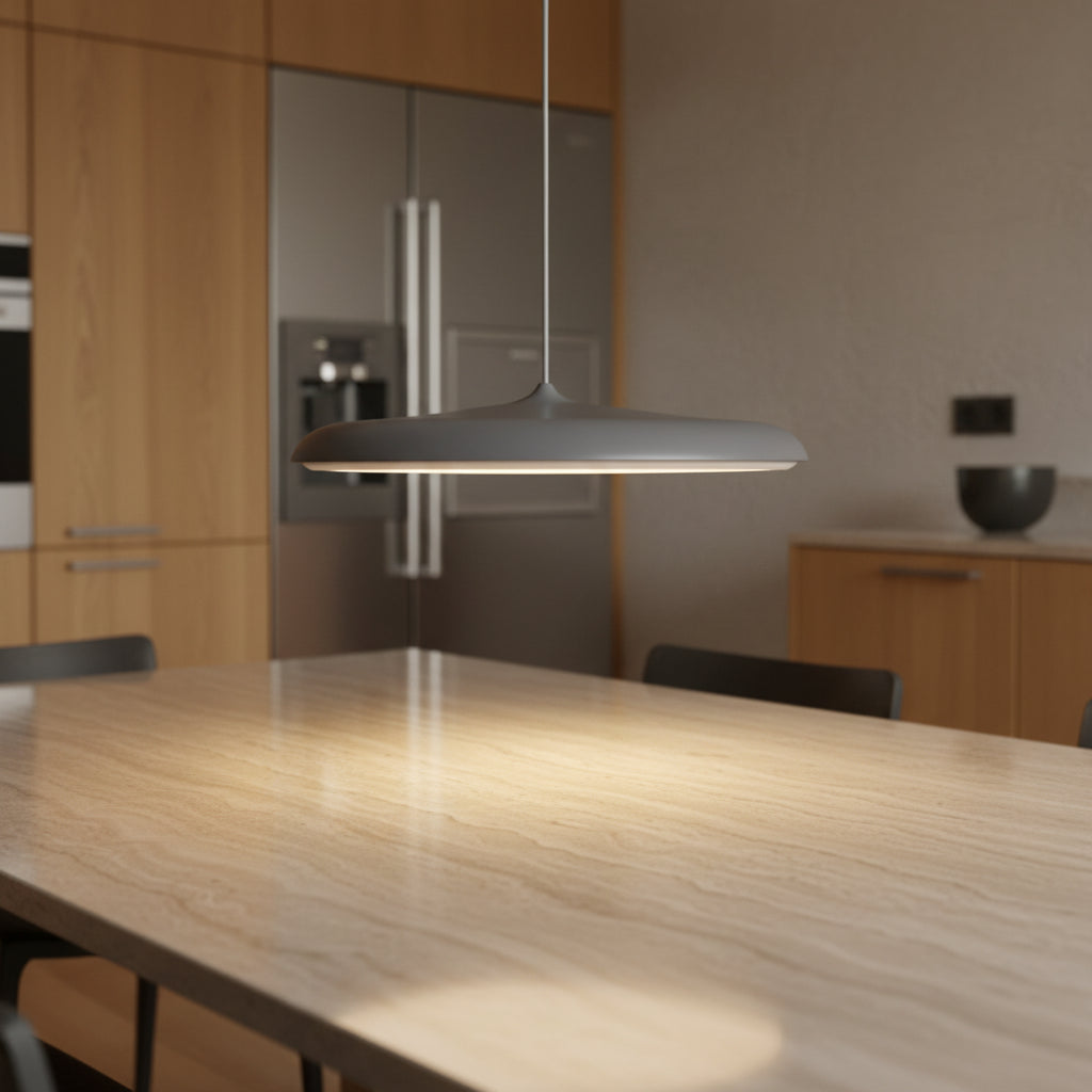 Lustre Pendente Macaron Nordic Light Gray