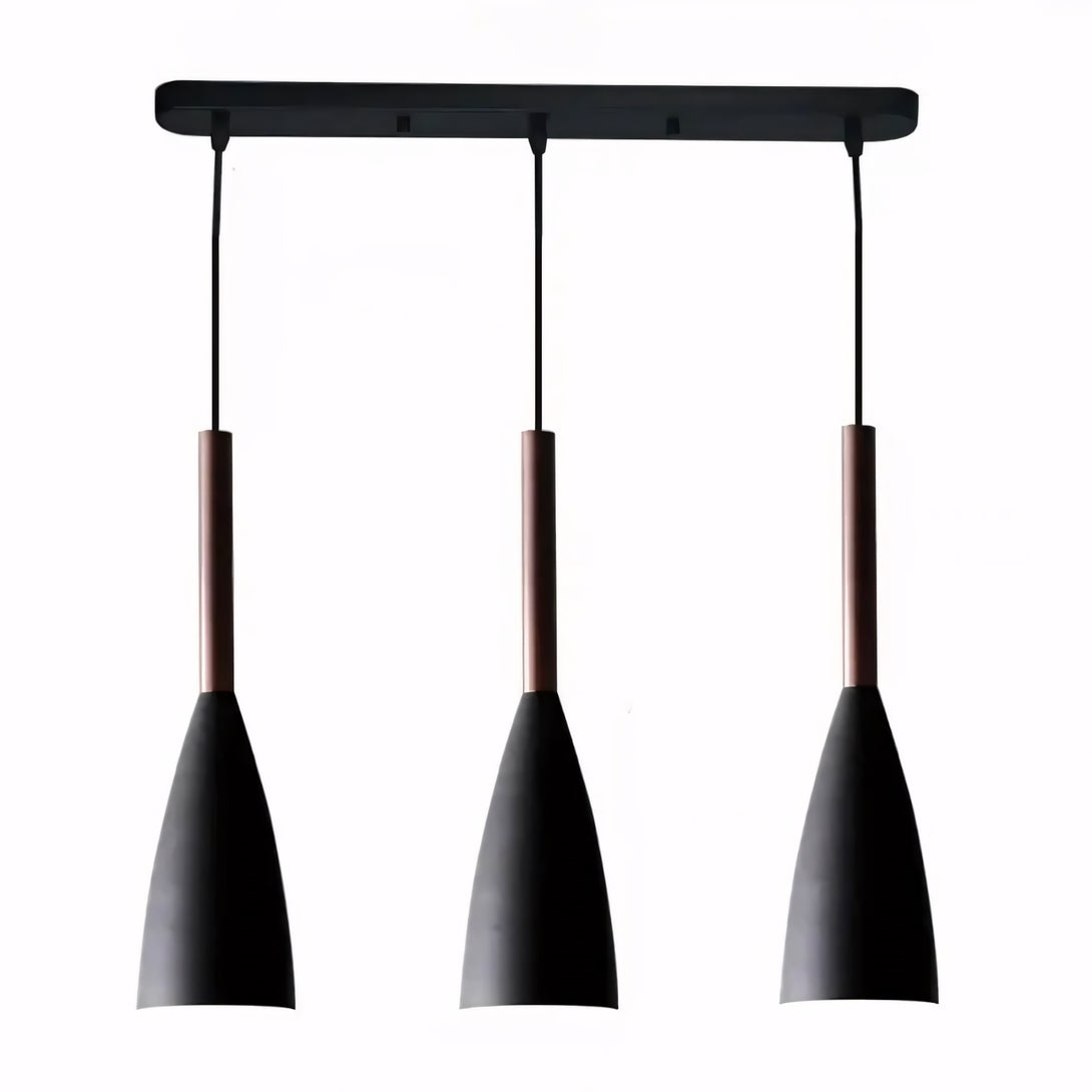 Lustre Pendente Led Escandinavo Preto