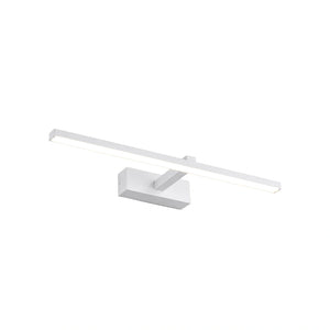Arandela de Parede Linear com LED para Banheiro Branca 40 cm em fundo branco