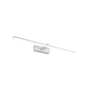 Arandela de Parede Linear com LED para Banheiro Branca 60 cm em fundo branco