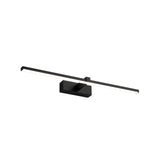 Arandela de Parede Linear com LED para Banheiro Preta 60 cm em fundo branco