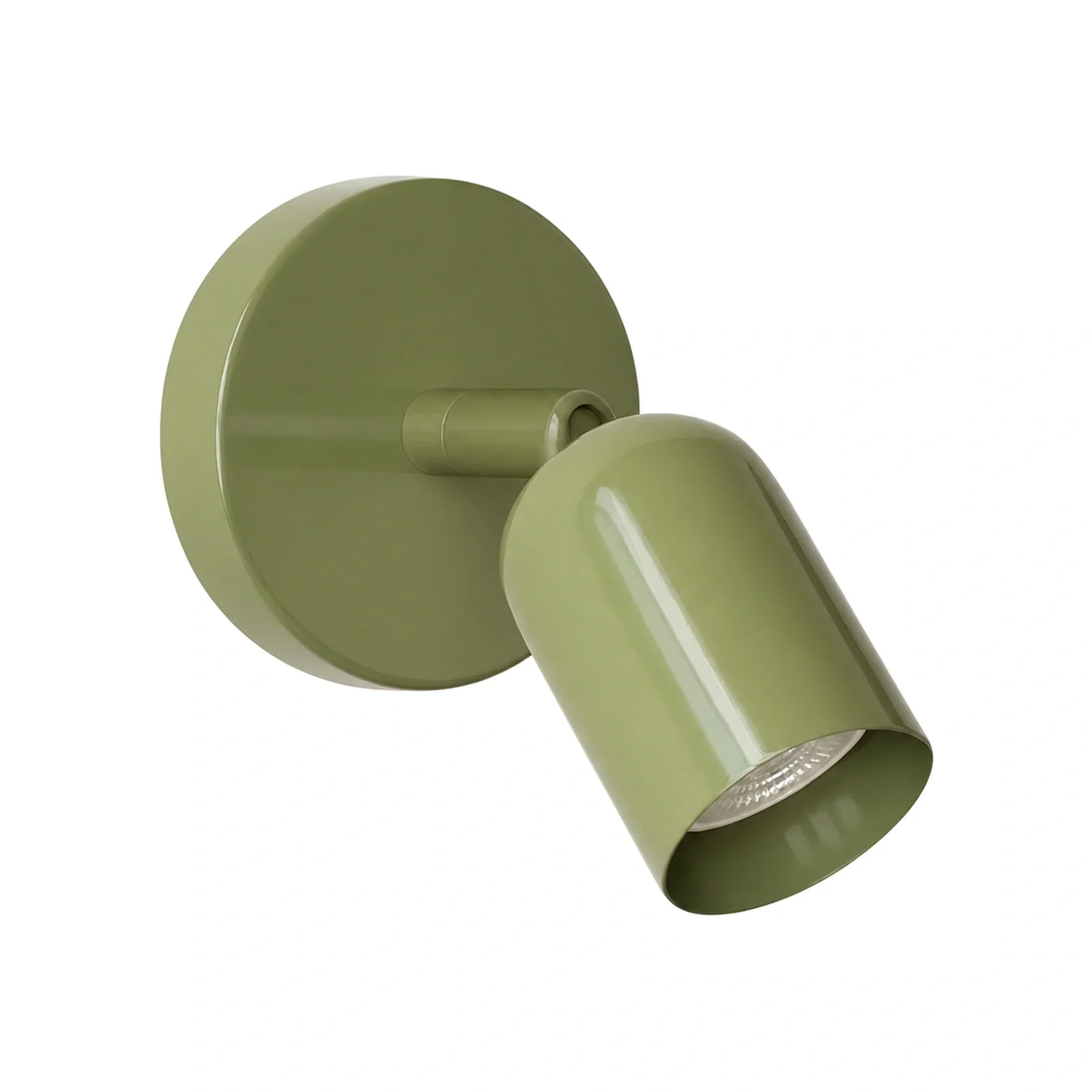 Arandela de Parede Macaron Aurora Verde em fundo branco