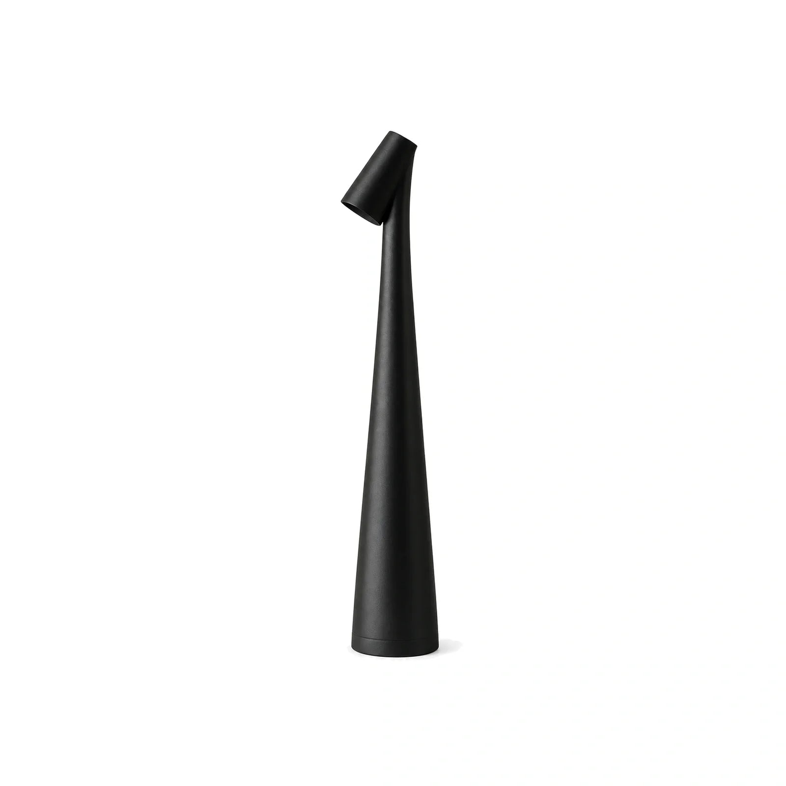Luminária de Mesa Sem Fio Recarregável Portátil Africa Preto em fundo branco