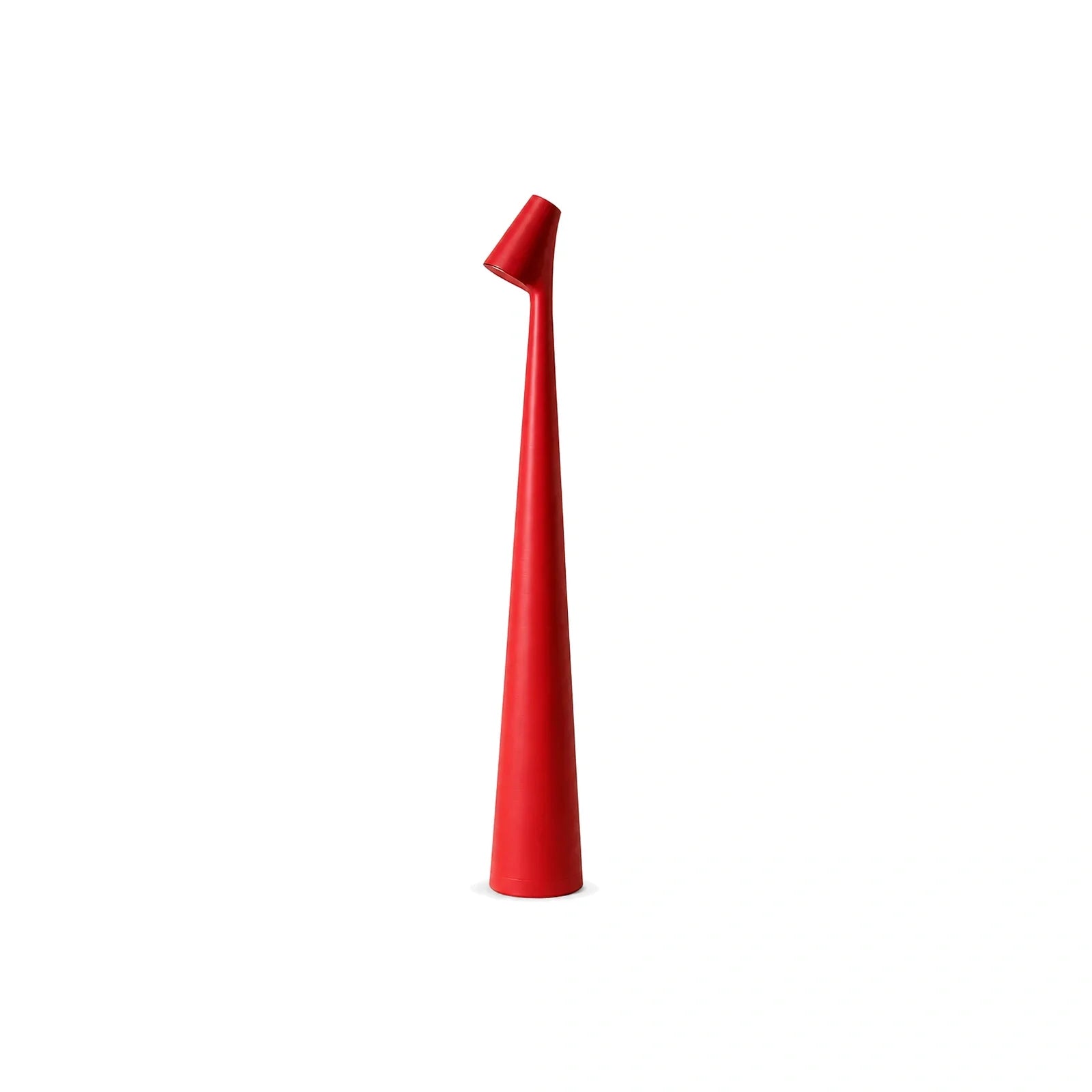 Luminária de Mesa Sem Fio Recarregável Portátil Africa Vermelho em fundo branco