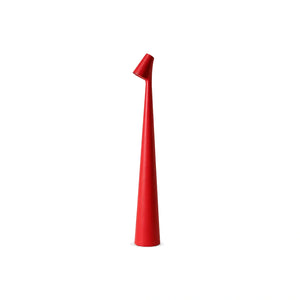 Luminária de Mesa Sem Fio Recarregável Portátil Africa Vermelho em fundo branco