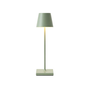 Luminária de Mesa Verde Bateria 24h LED Alta Performance em fundo branco