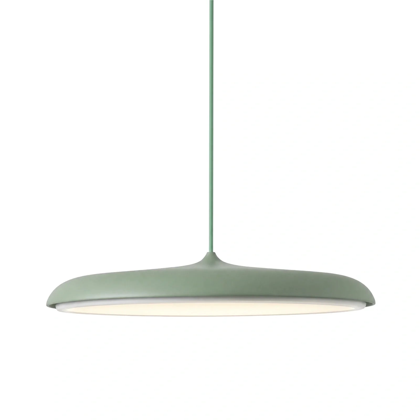 Lustre Pendente Macaron Nordic Green em fundo branco