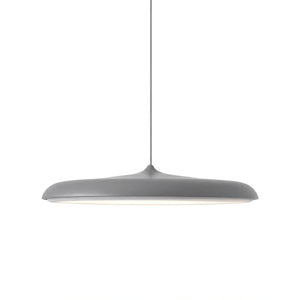 Lustre Pendente Macaron Nordic Light Gray em fundo branco
