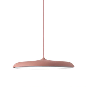 Lustre Pendente Macaron Nordic Pink em fundo branco