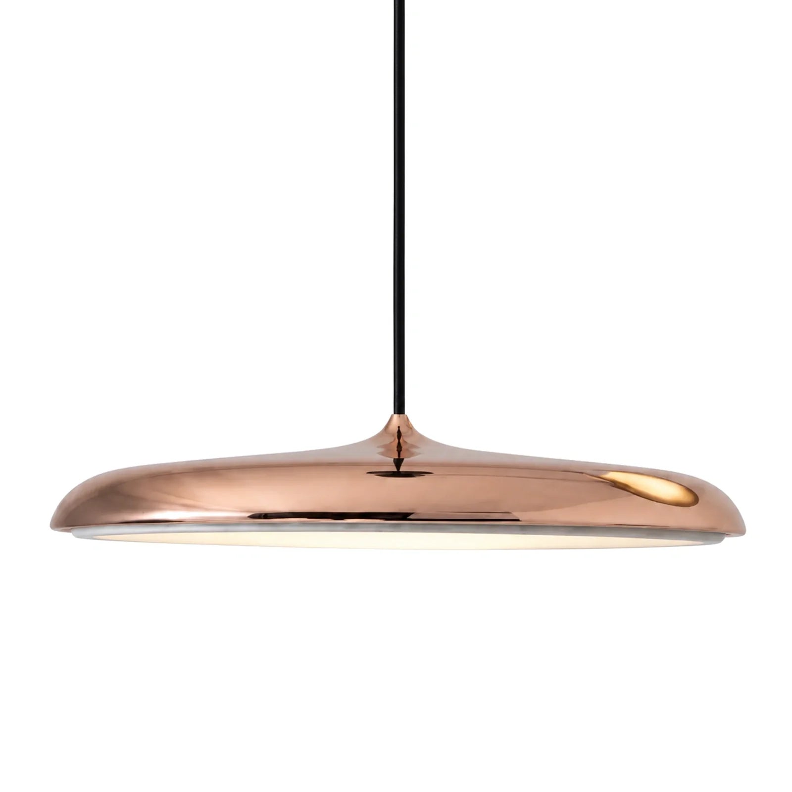 Lustre Pendente Macaron Nordic Rose Gold em fundo branco