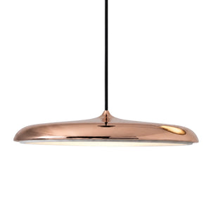 Lustre Pendente Macaron Nordic Rose Gold em fundo branco
