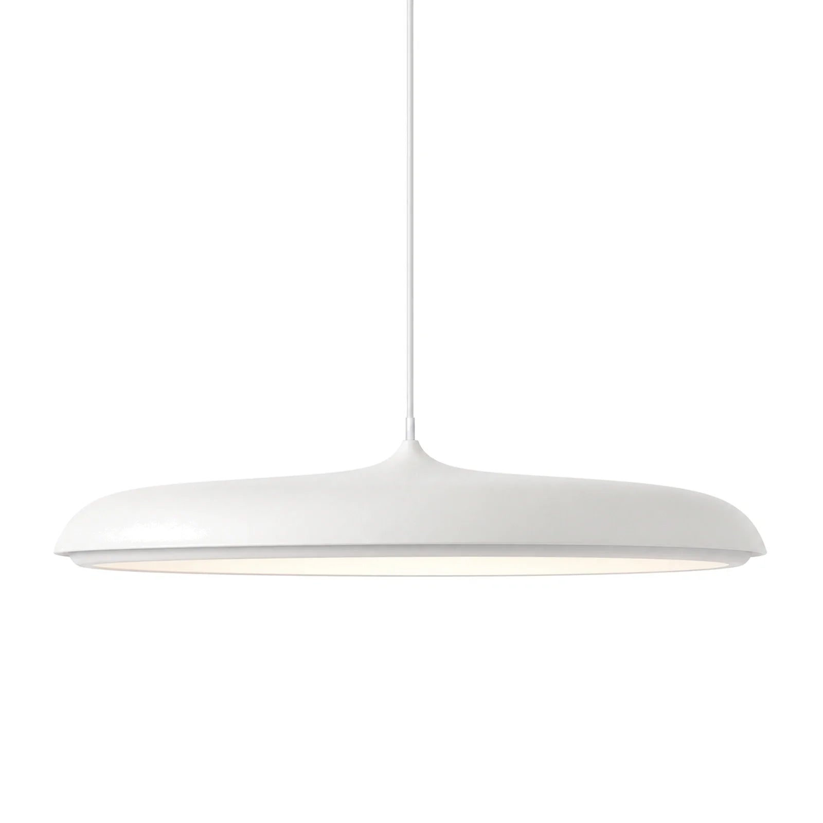 Lustre Pendente Macaron Nordic White em fundo branco