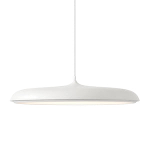 Lustre Pendente Macaron Nordic White em fundo branco